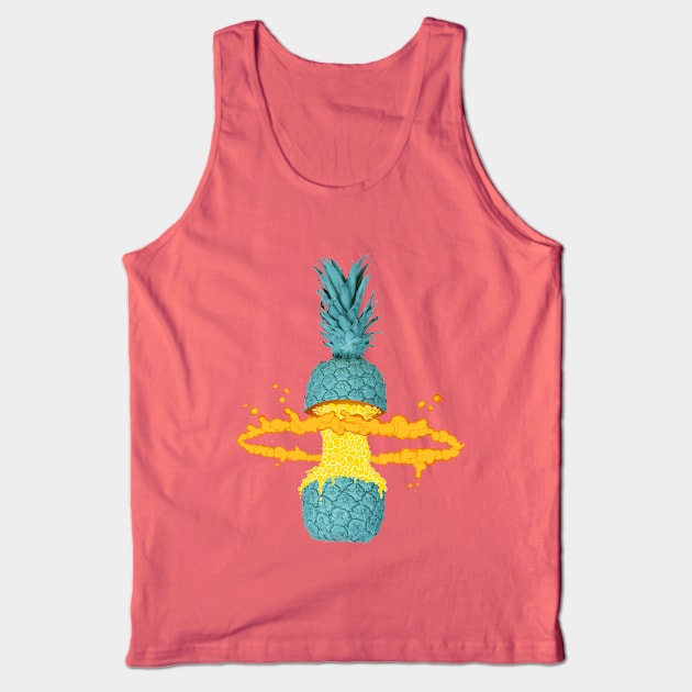 Pineapple explosion T-Shirt Tank Top by DAVID COVID 19 T-Shirt